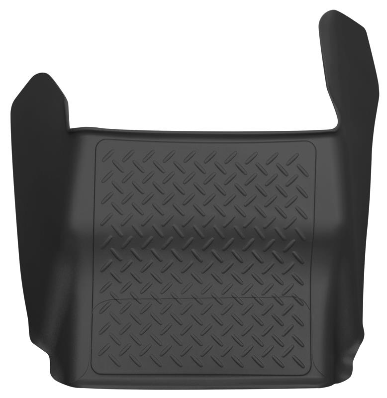 Ford F150 SuperCrew Cab Floor Mat - Center Hump - Husky Liners - X-act Contour - Black - `09-`15